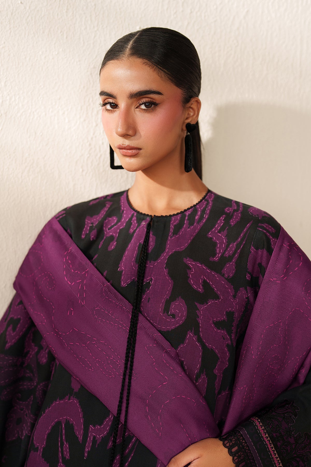 EMBROIDERED VISCOSE UF-4362