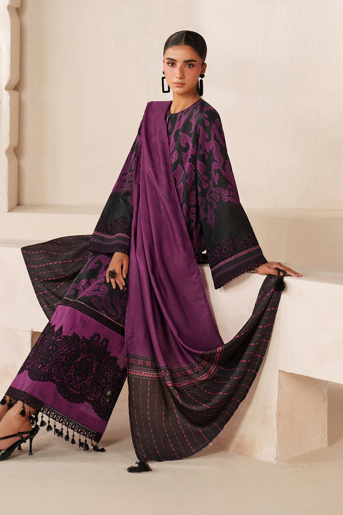 EMBROIDERED VISCOSE UF-4362