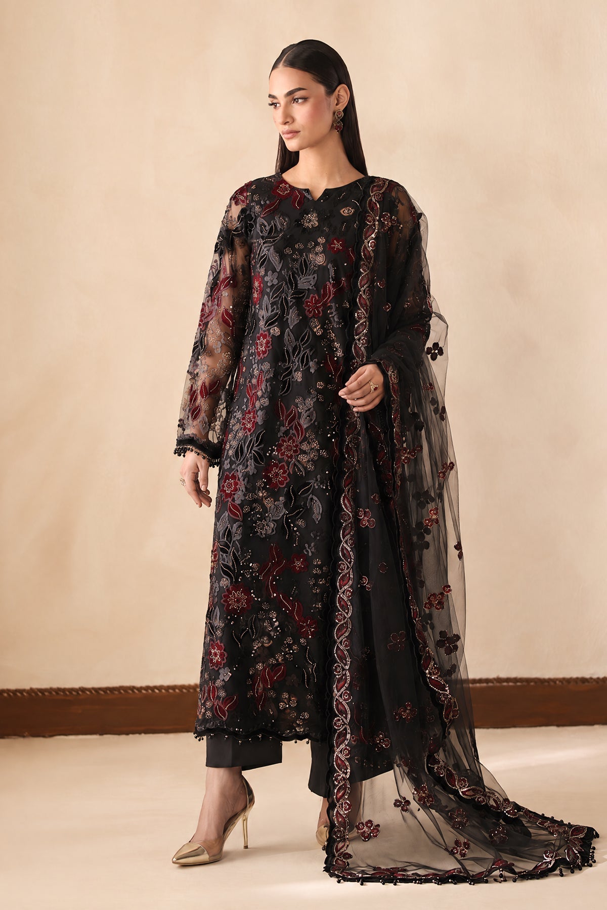 EMBELLISHED NET UF-4635