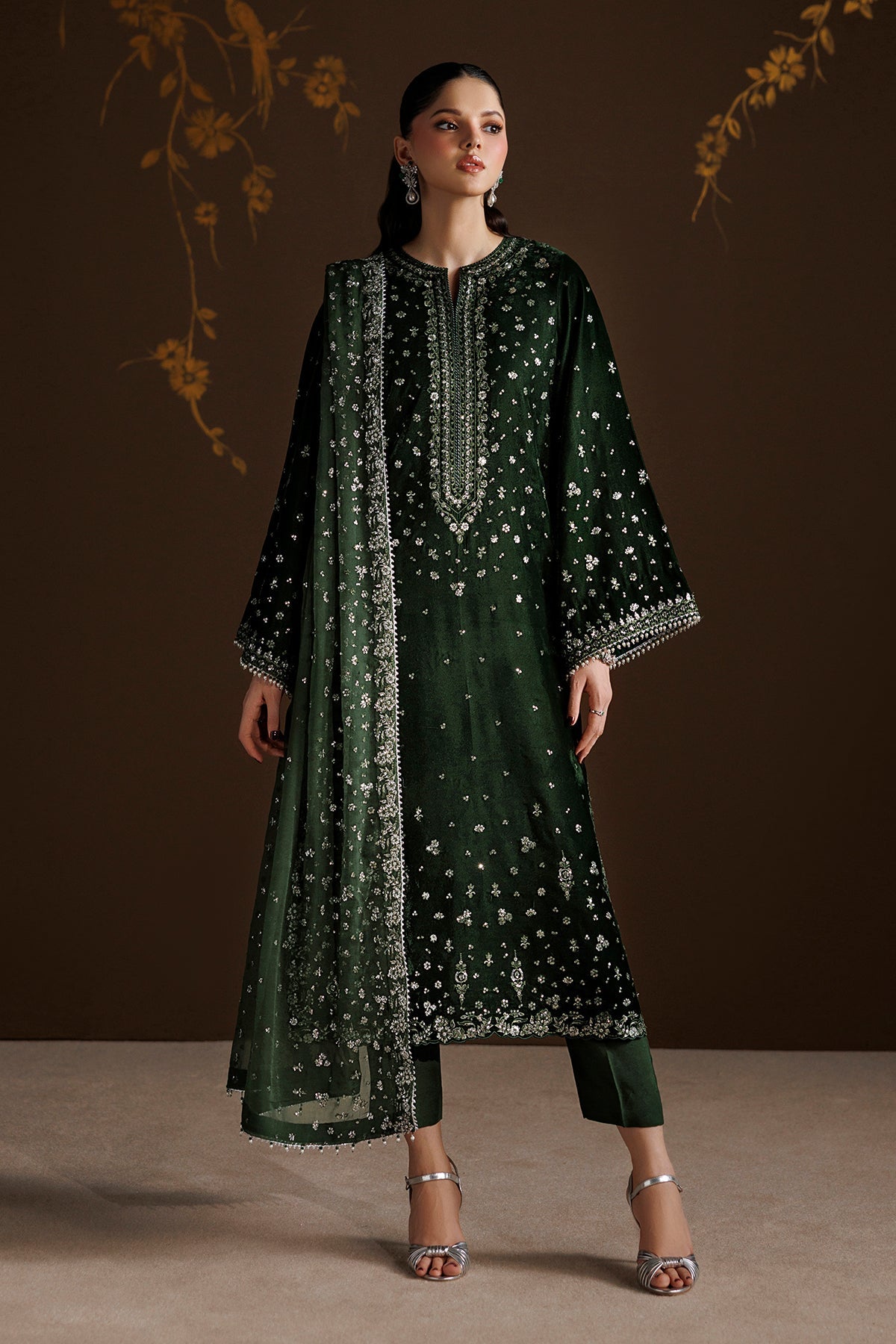 EMBROIDERED VELVET SF-4545