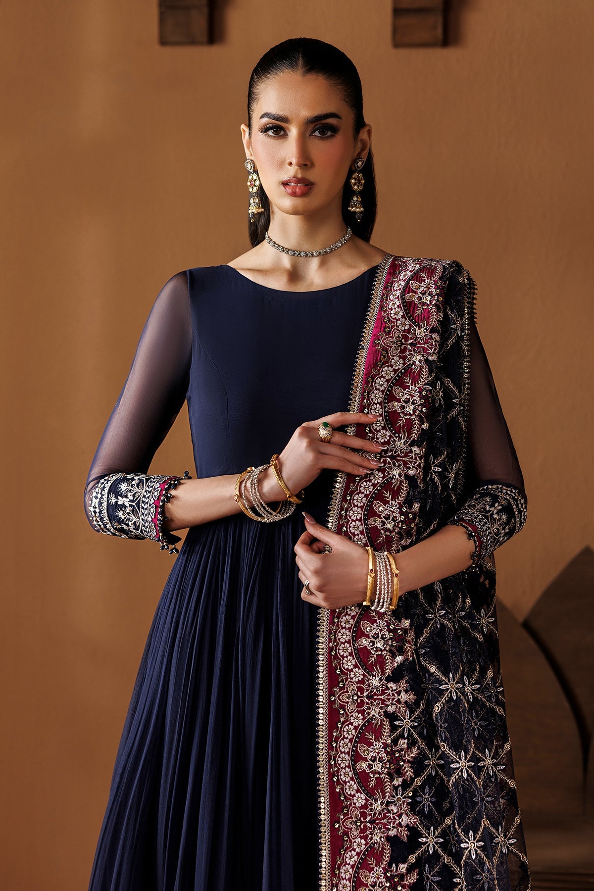 EMBROIDERED CHIFFON PR-1283