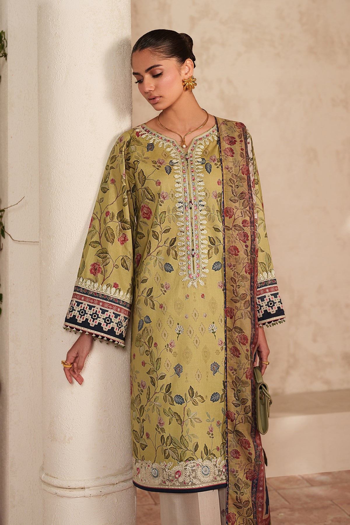 EMBROIDERED LAWN SF-4414