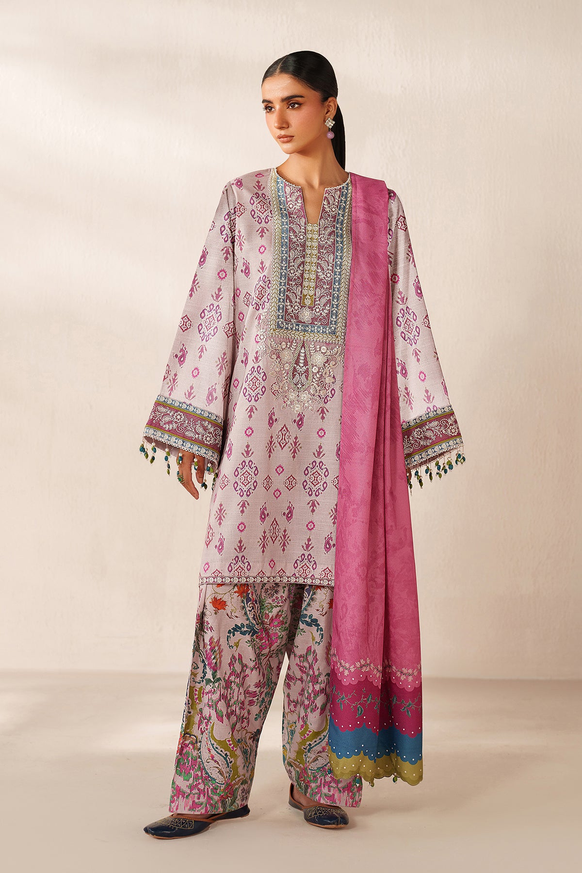 EMBROIDERED KHADDAR UF-4357