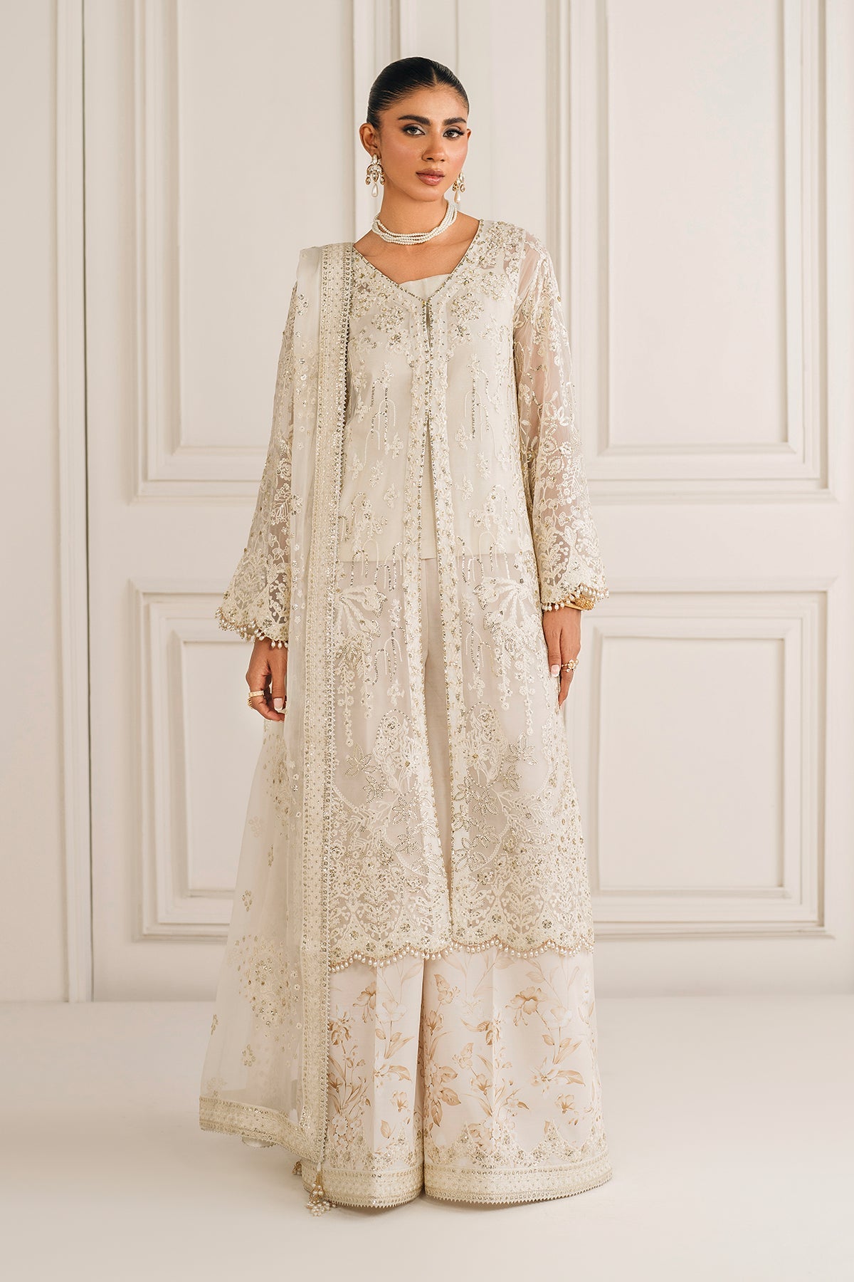 EMBROIDERED CHIFFON SF-4157