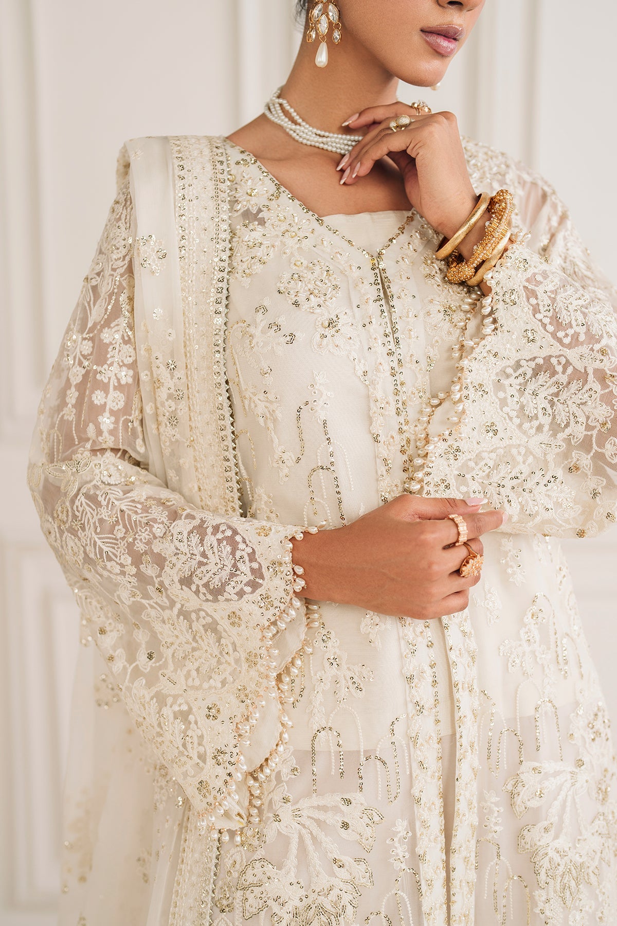 EMBROIDERED CHIFFON SF-4157