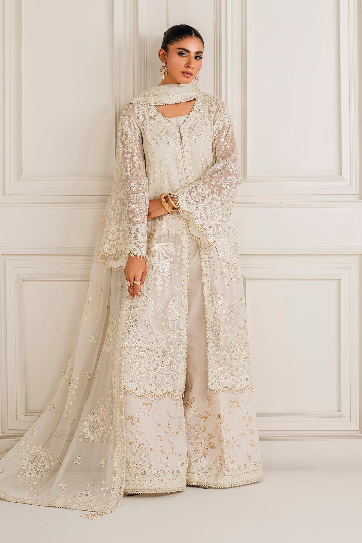 EMBROIDERED CHIFFON SF-4157