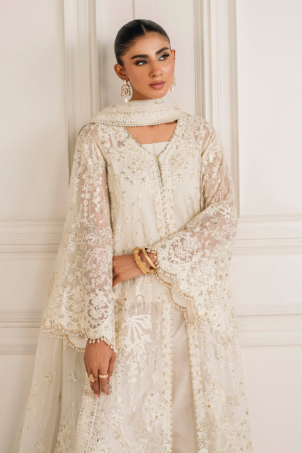 EMBROIDERED CHIFFON SF-4157