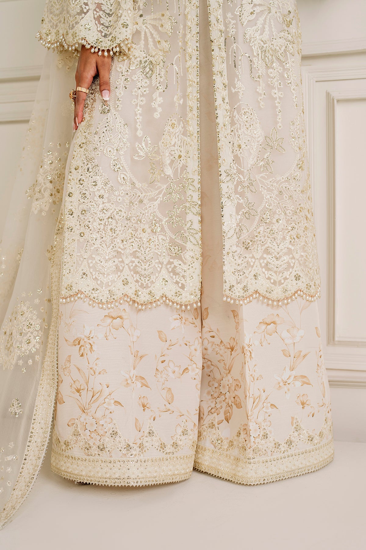 EMBROIDERED CHIFFON SF-4157