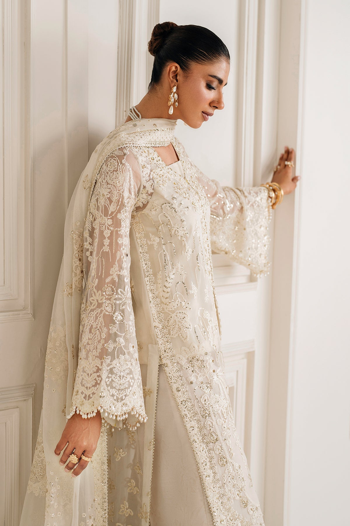 EMBROIDERED CHIFFON SF-4157
