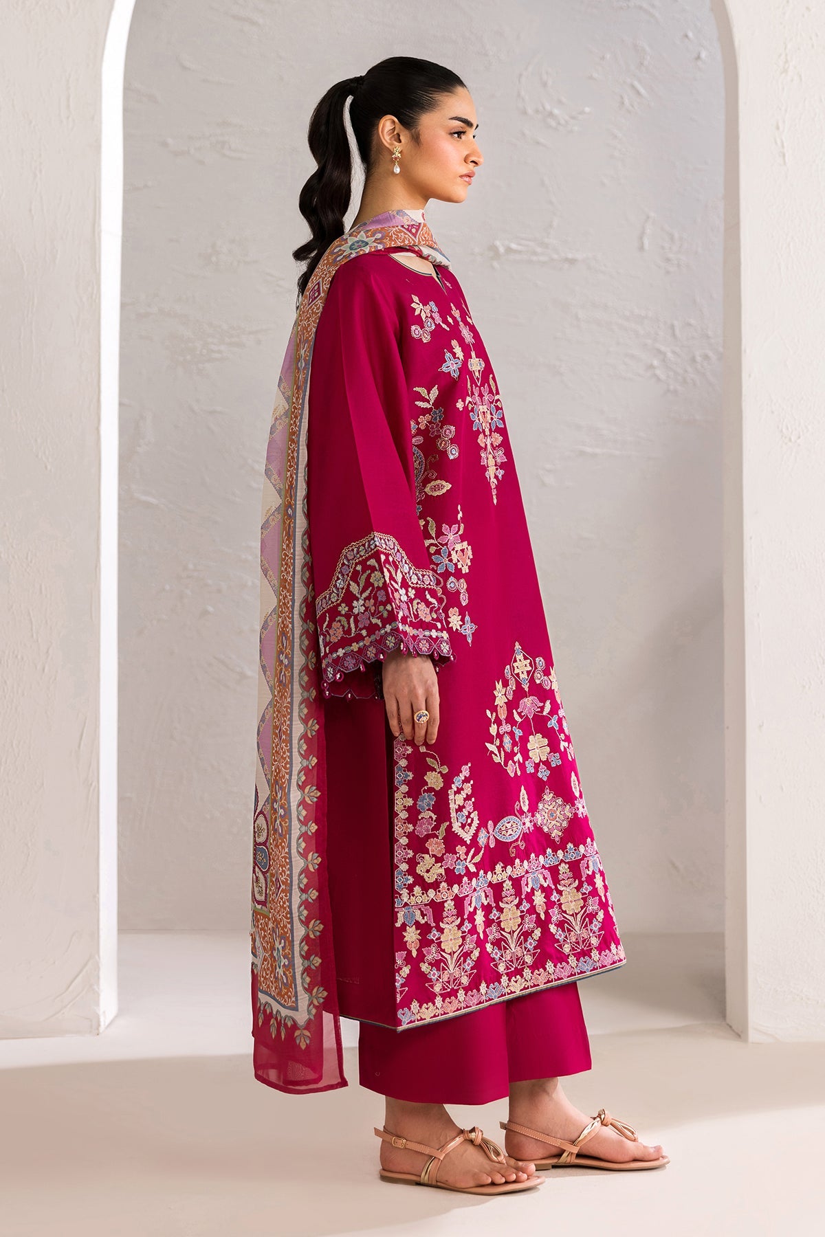 EMBROIDERED LAWN SF-4449