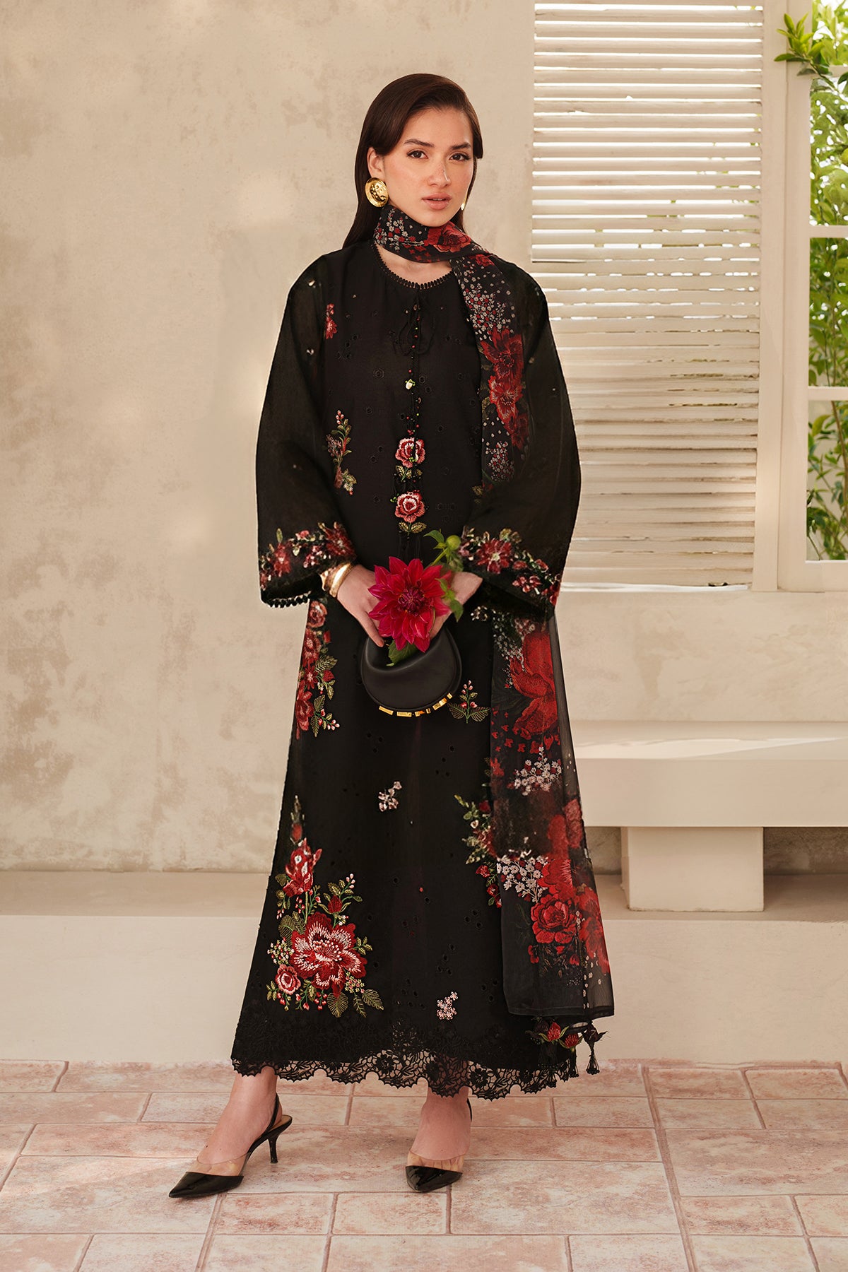 EMBROIDERED LAWN SF-4399