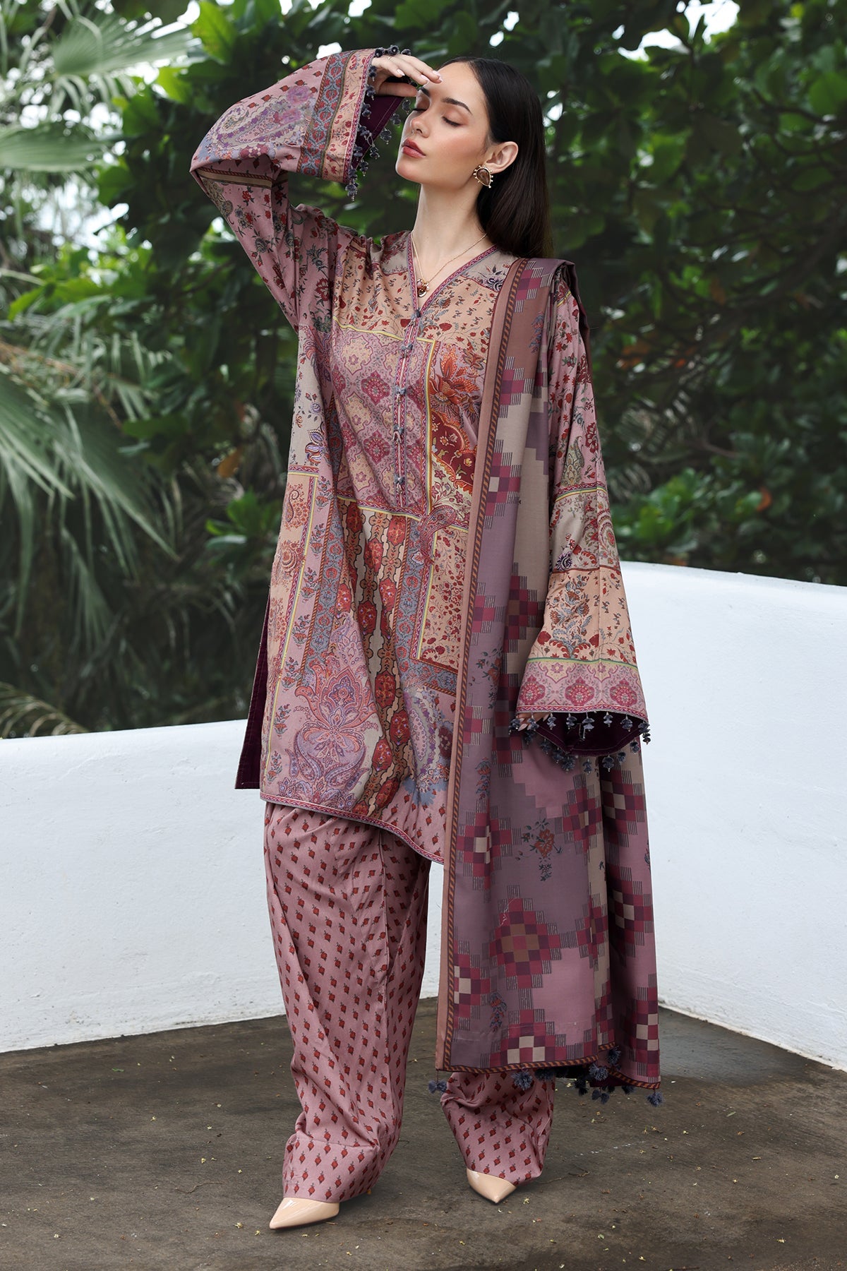 PRINTED VISCOSE SILK UF-4590