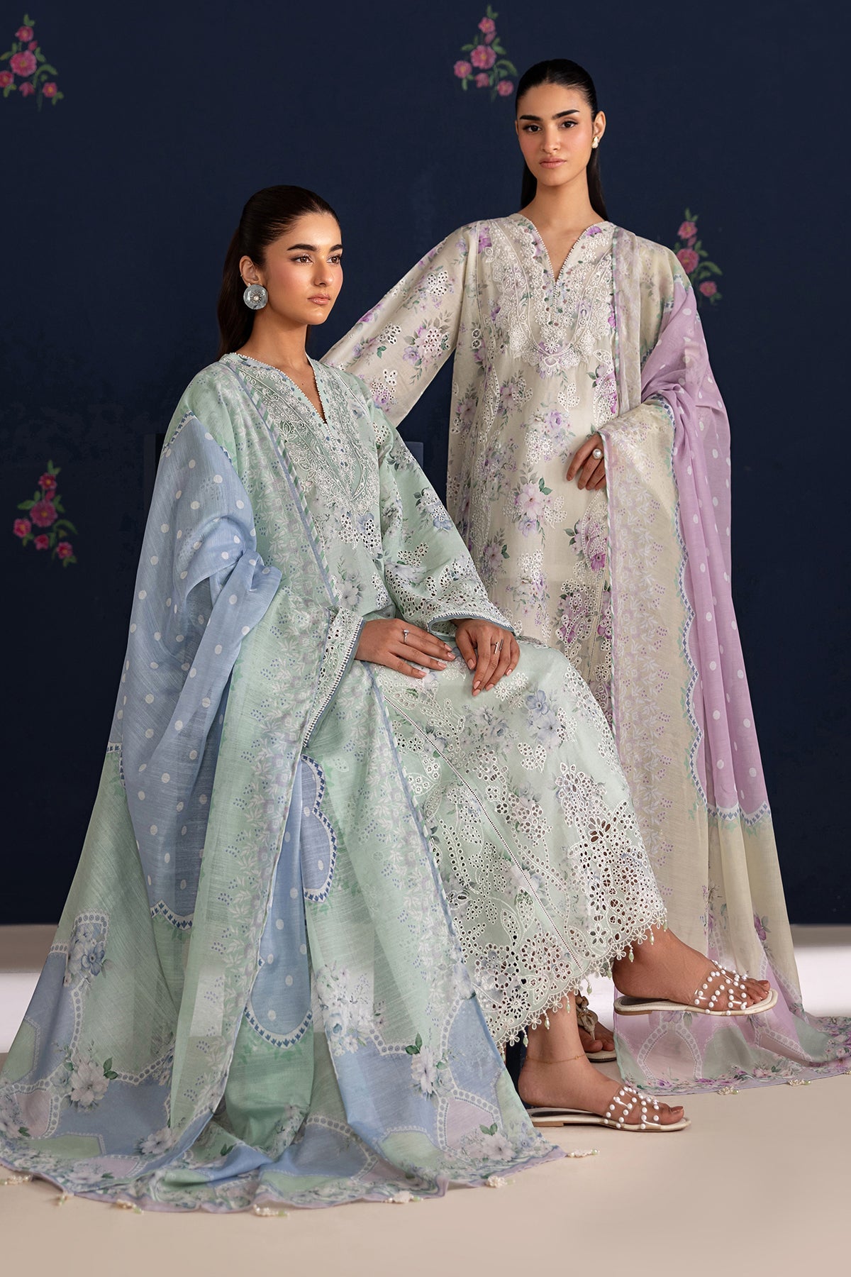 EMBROIDERED LAWN SF-4469