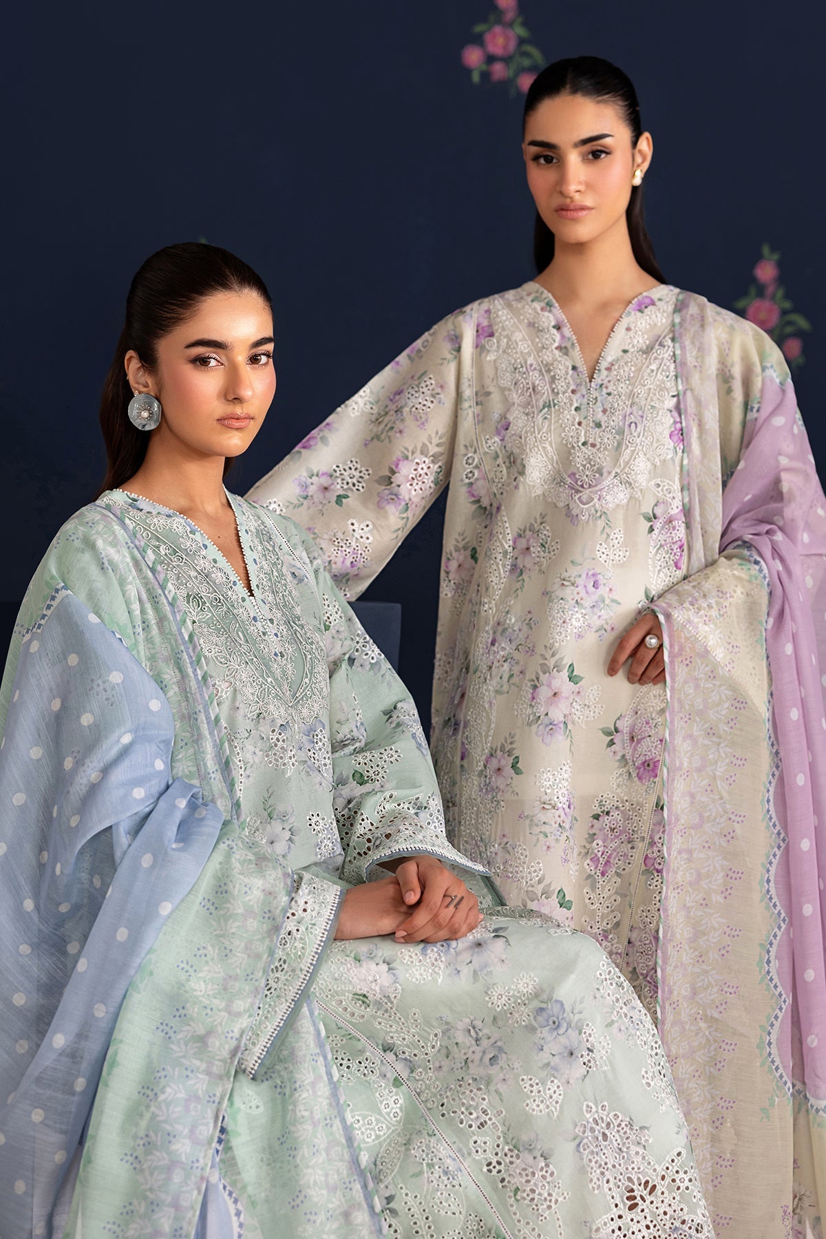 EMBROIDERED LAWN UF-4470