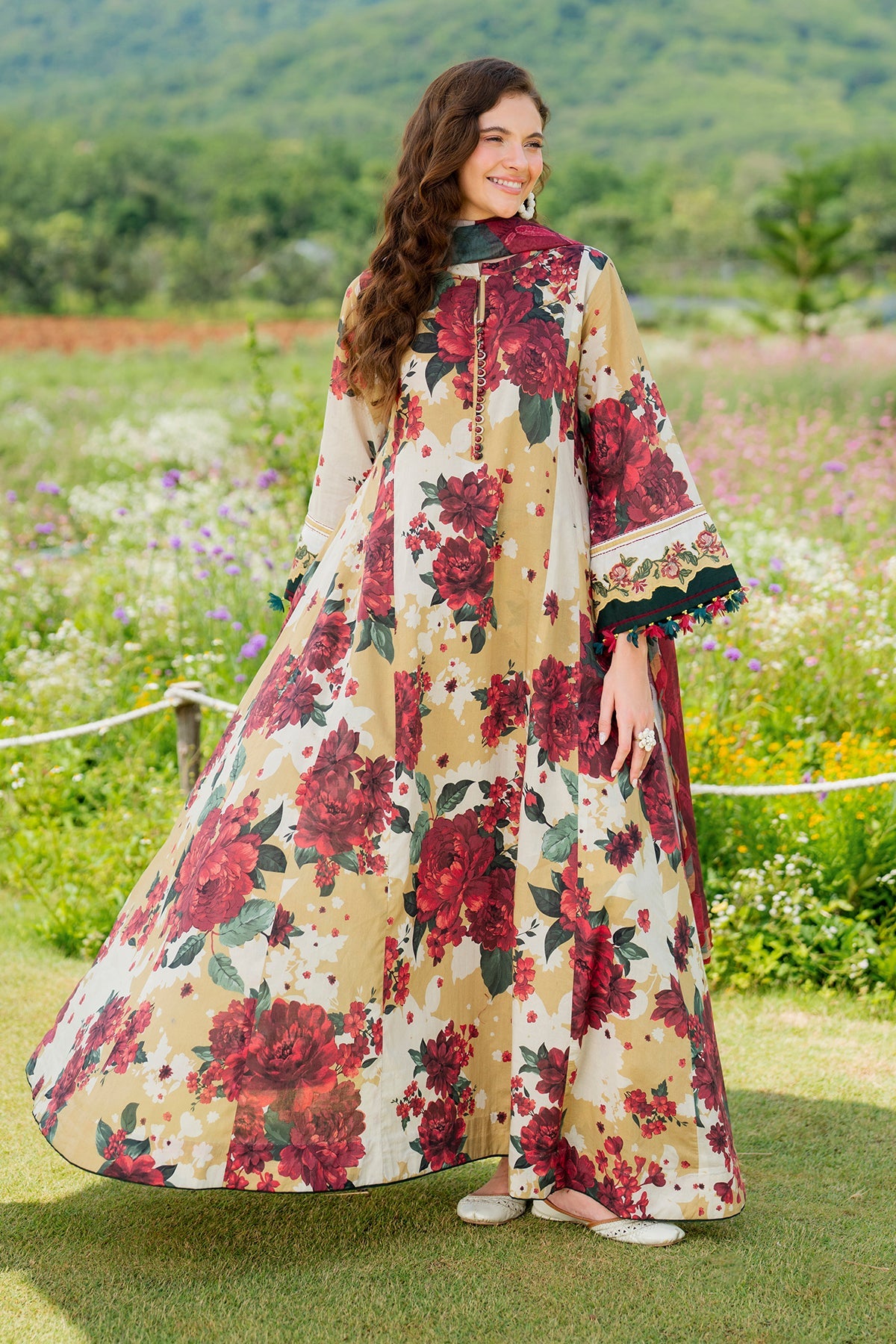 DIGITAL PRINTED LAWN SF-4222