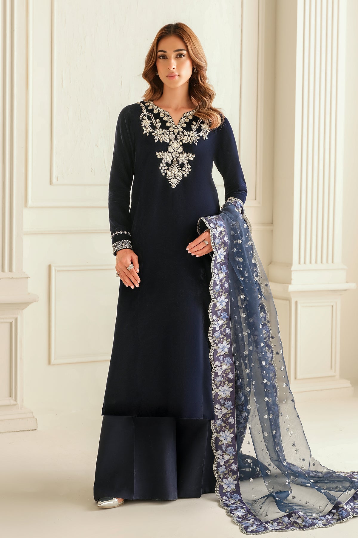 Dress new 3 piece baroque deals winter Dre’s Salwarkameez