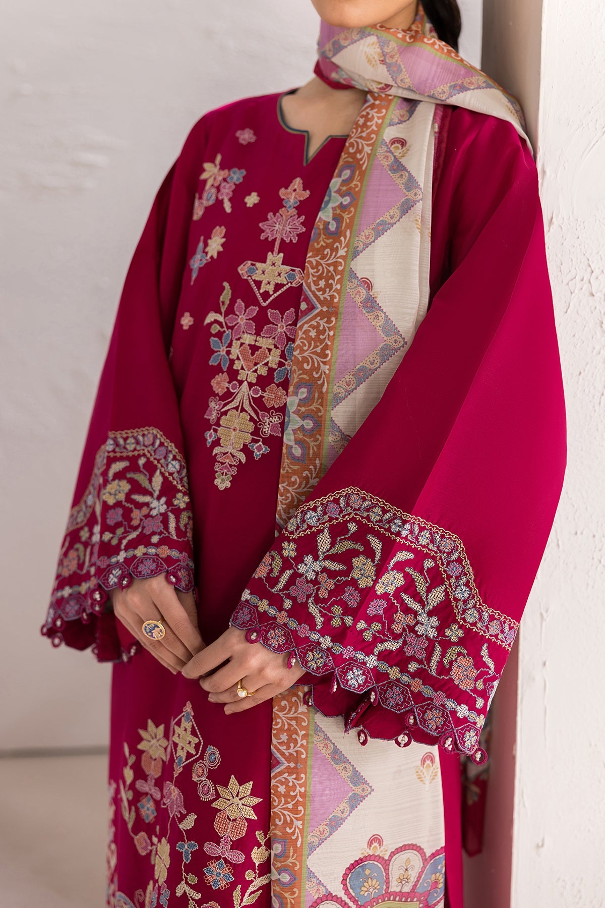 EMBROIDERED LAWN SF-4449