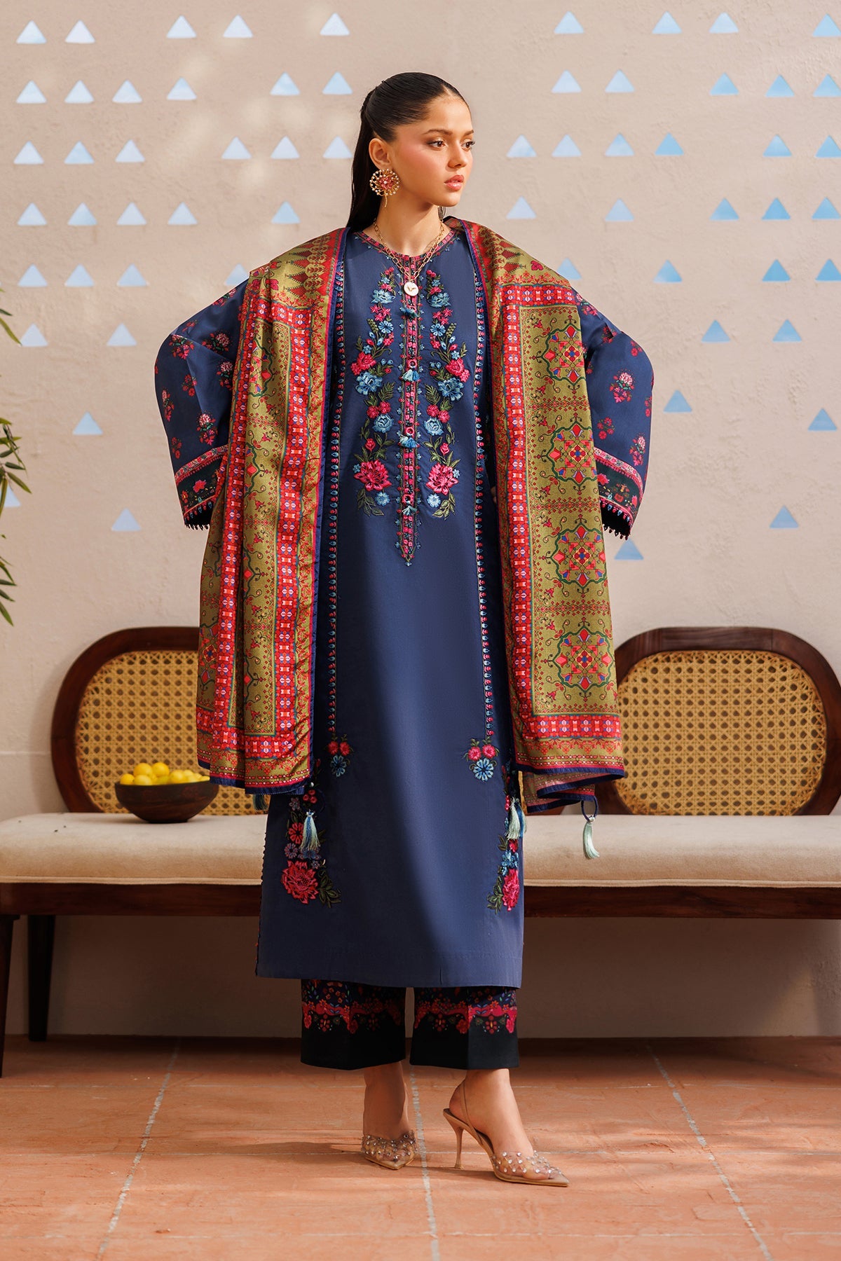 EMBROIDERED LAWN SF-4393