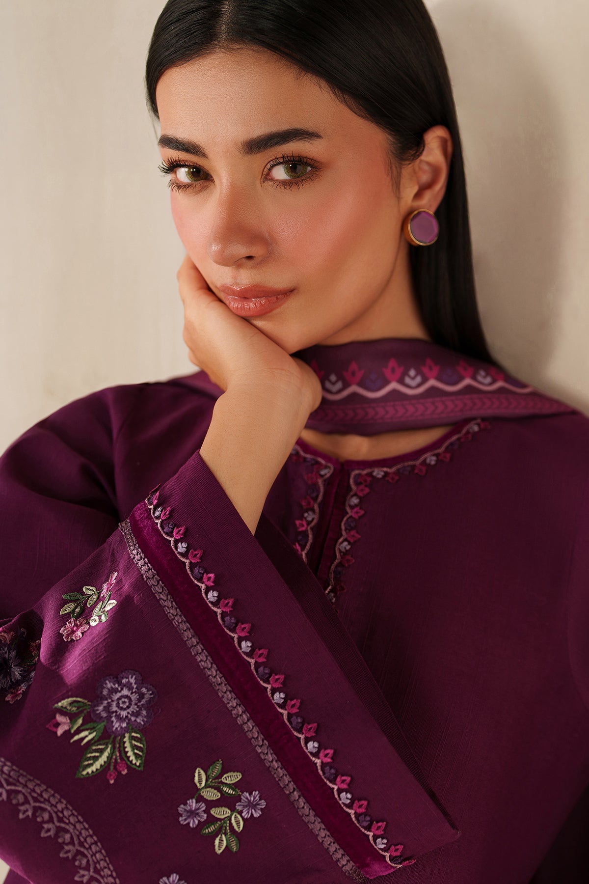 EMBROIDERED KHADDAR PR-1233