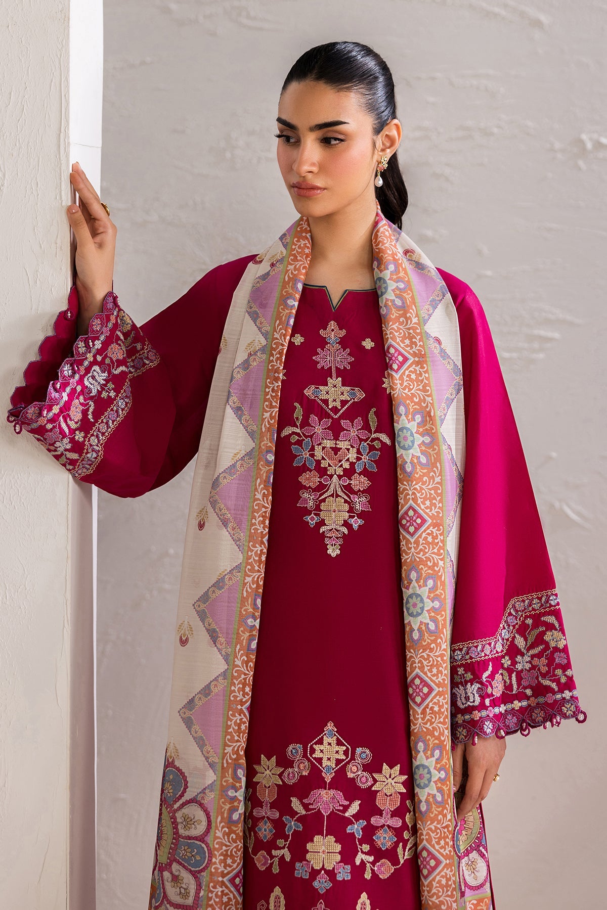 EMBROIDERED LAWN SF-4449