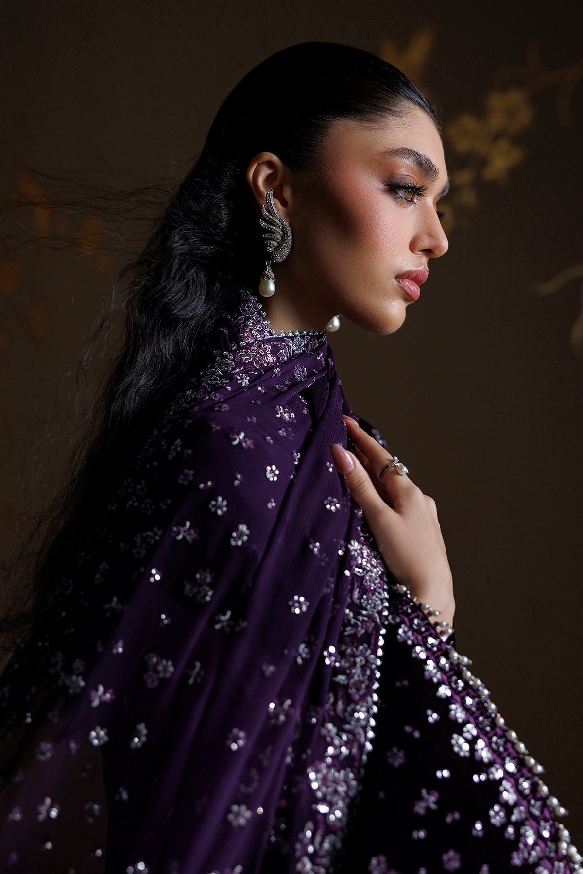 EMBROIDERED VELVET SF-4546