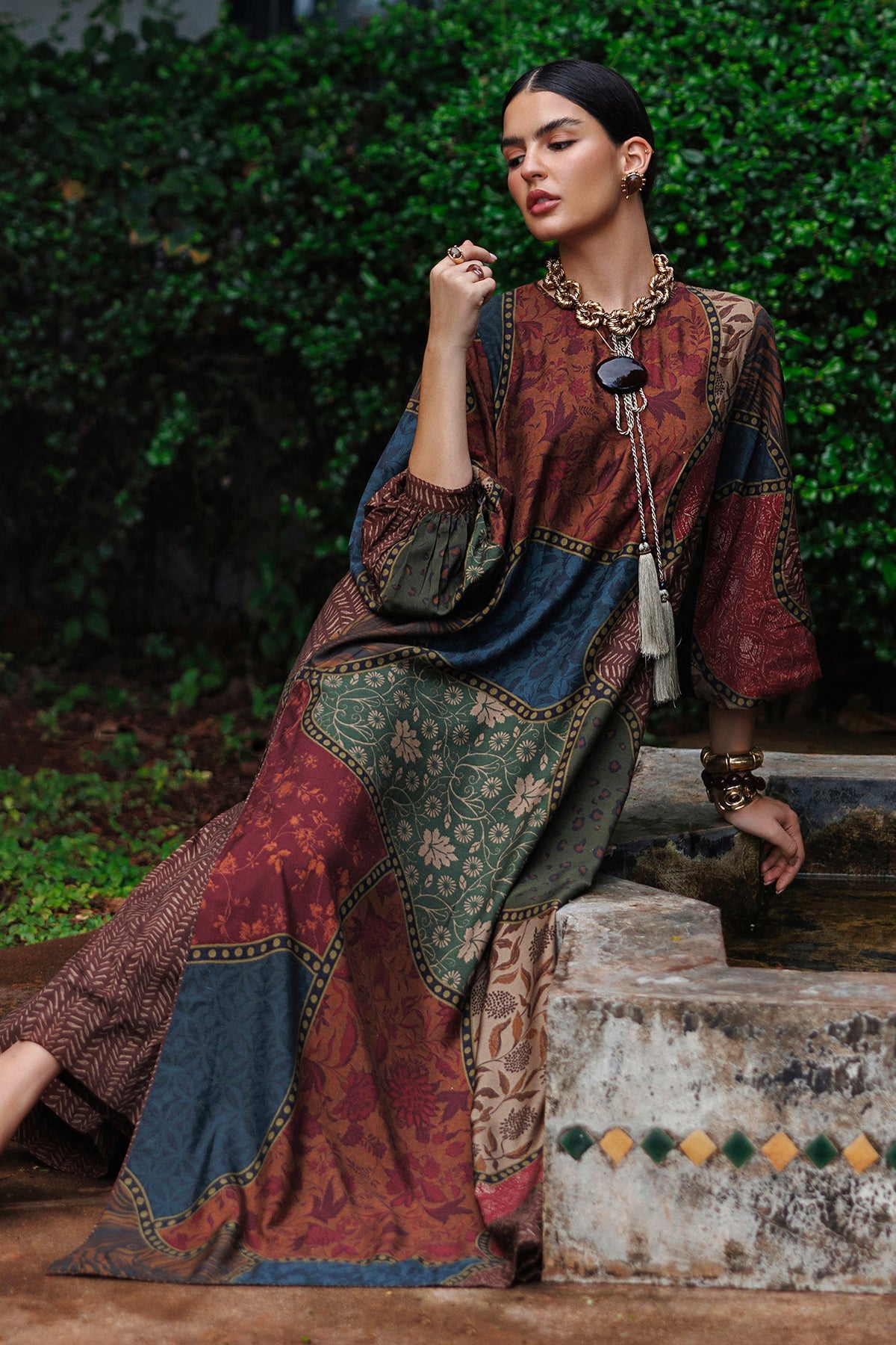 PRINTED VISCOSE SILK SF-4593