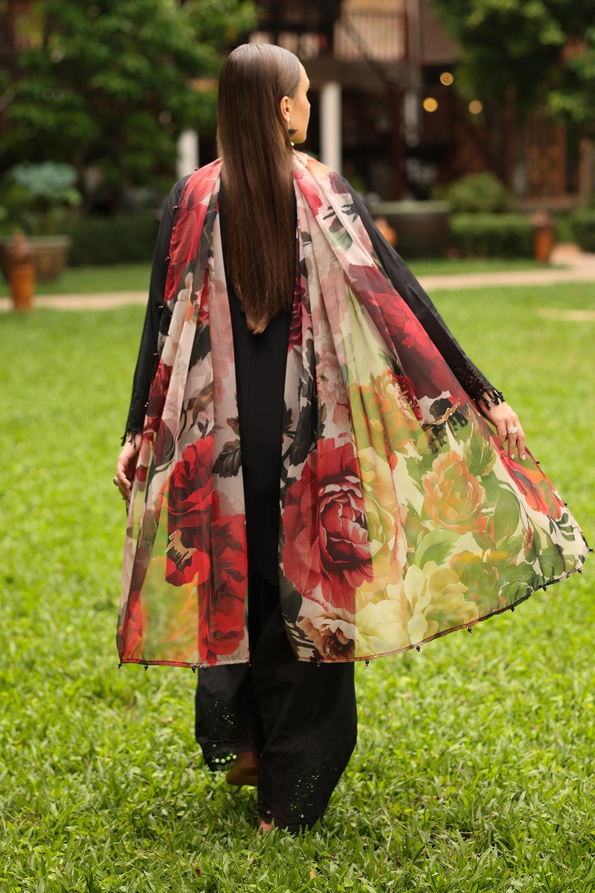 EMBROIDERED LAWN SF-4198