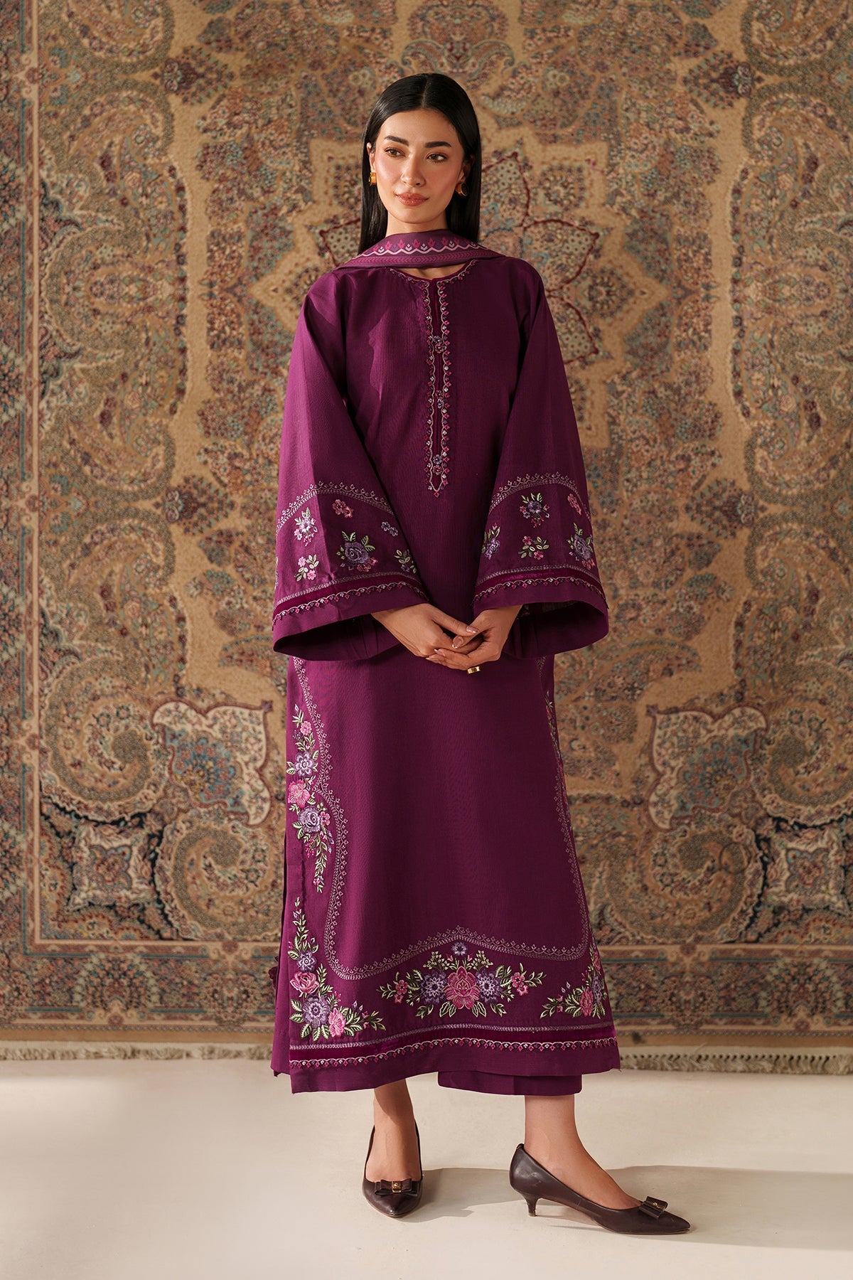 EMBROIDERED KHADDAR PR-1233