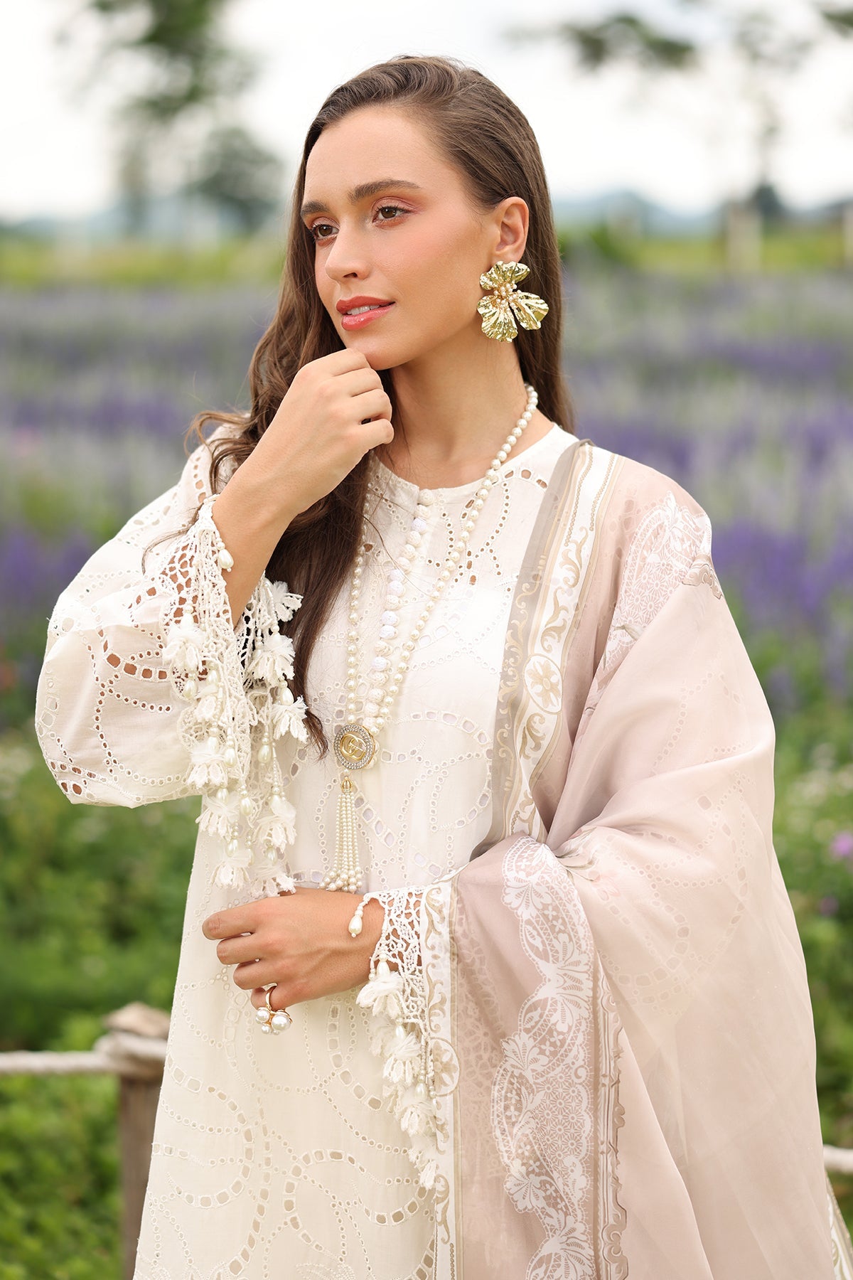 EMBROIDERED LAWN SF-4228