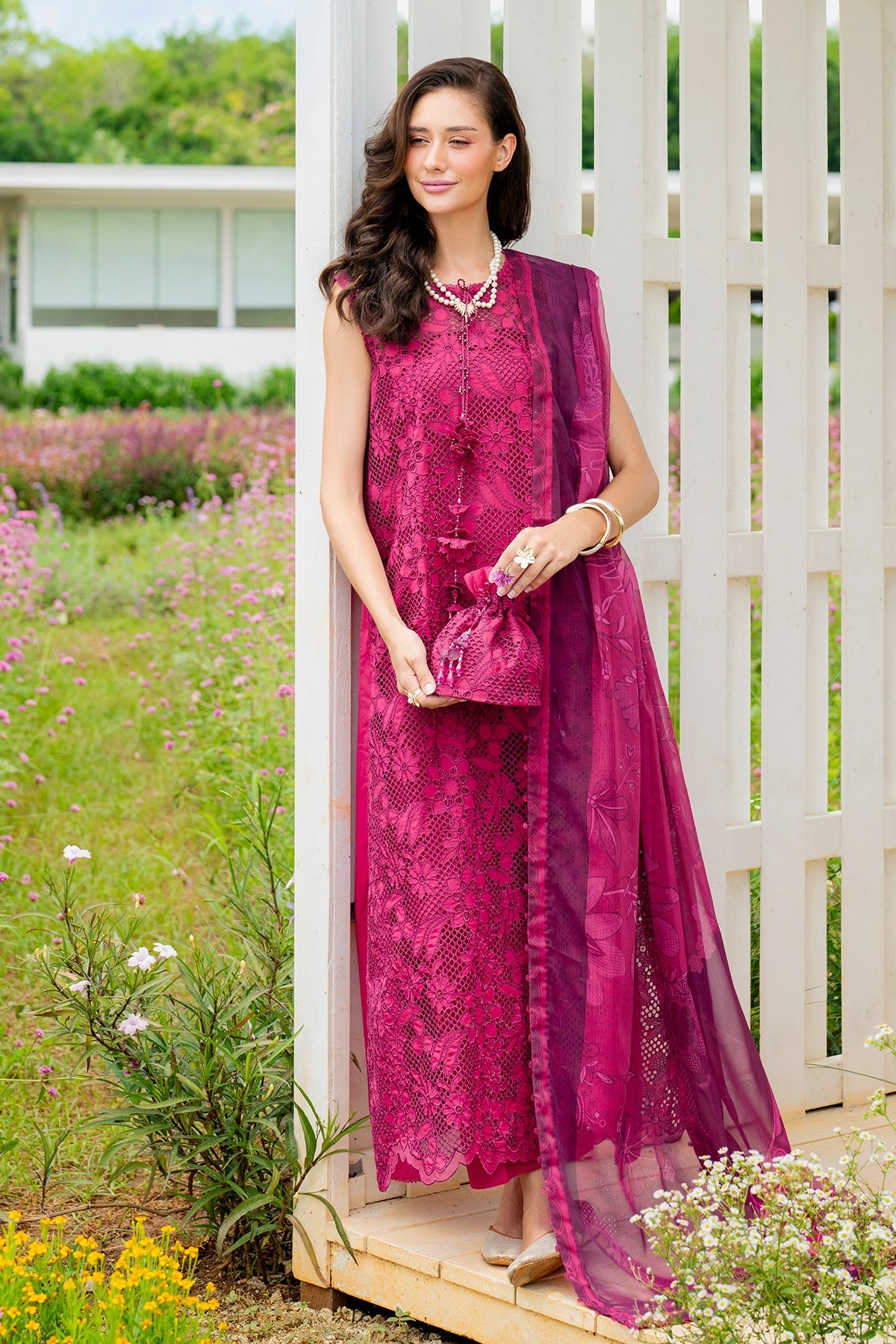 EMBROIDERED LAWN SF-4212