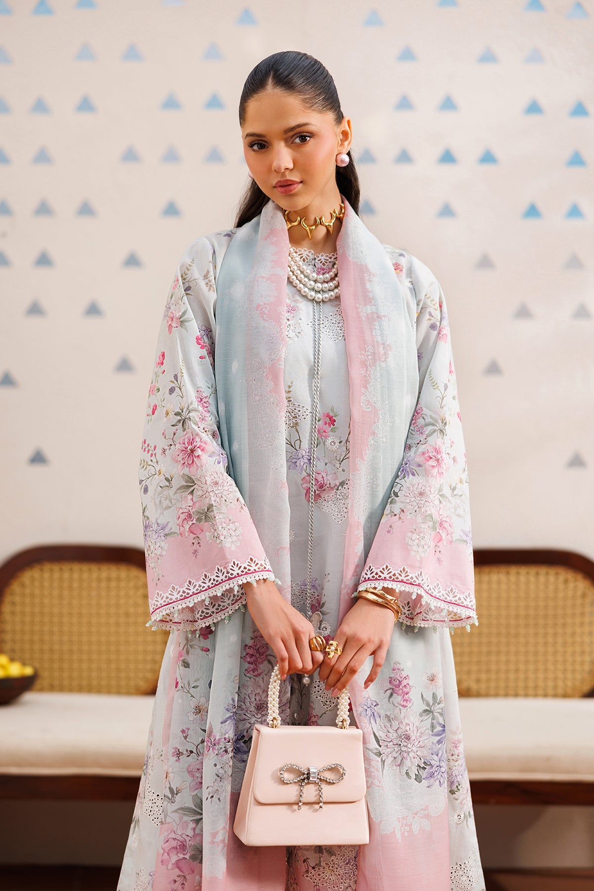 EMBROIDERED LAWN SF-4394