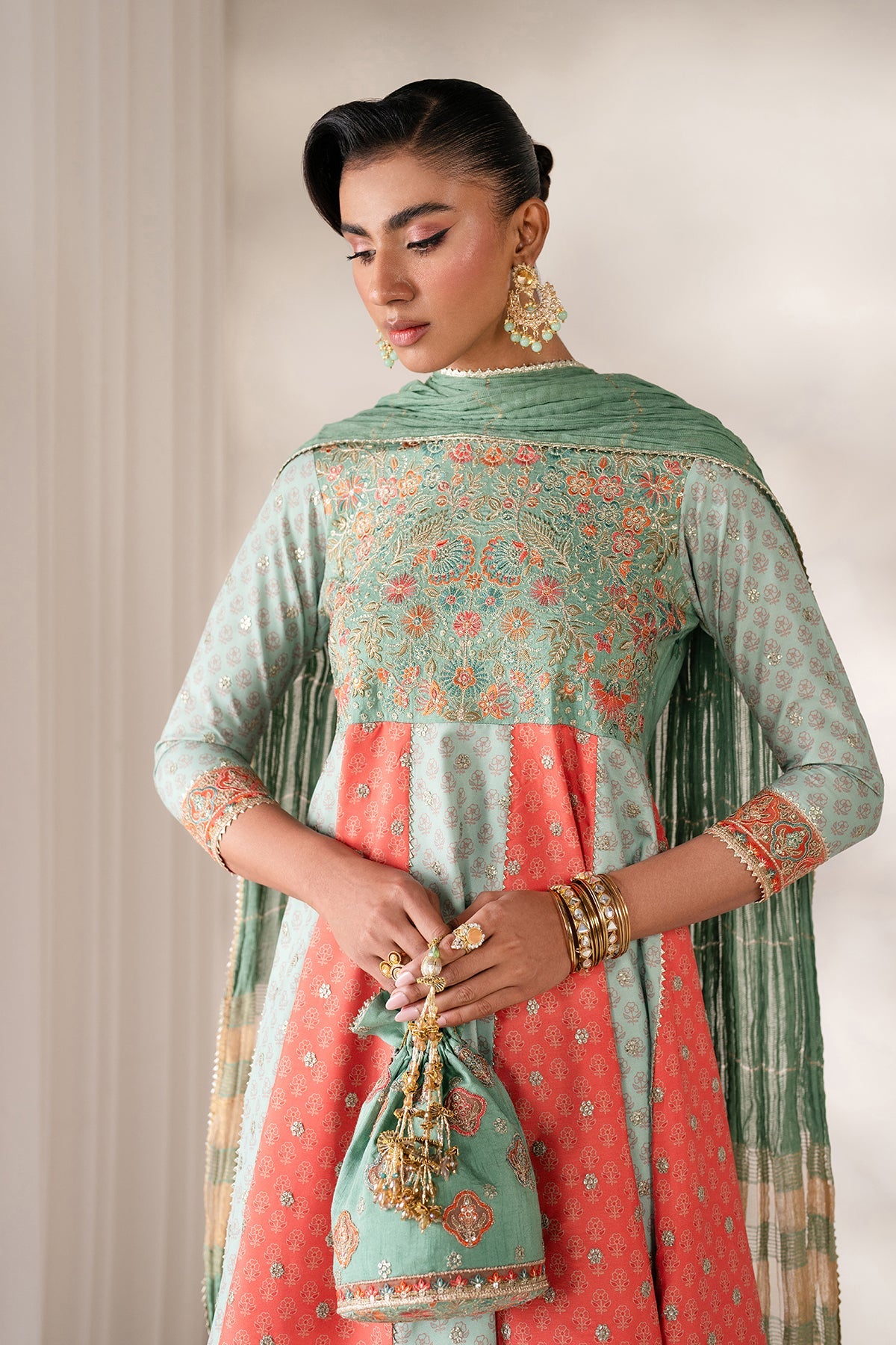 EMBROIDERED SILK SF-4141