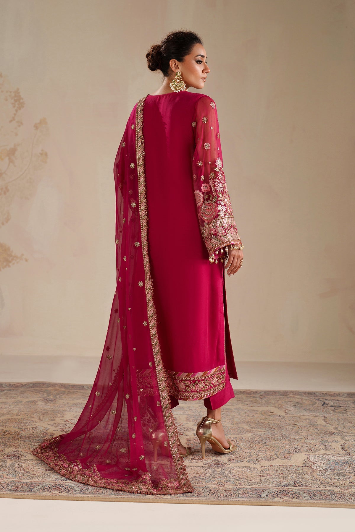 EMBROIDERED CHIFFON SF-4363