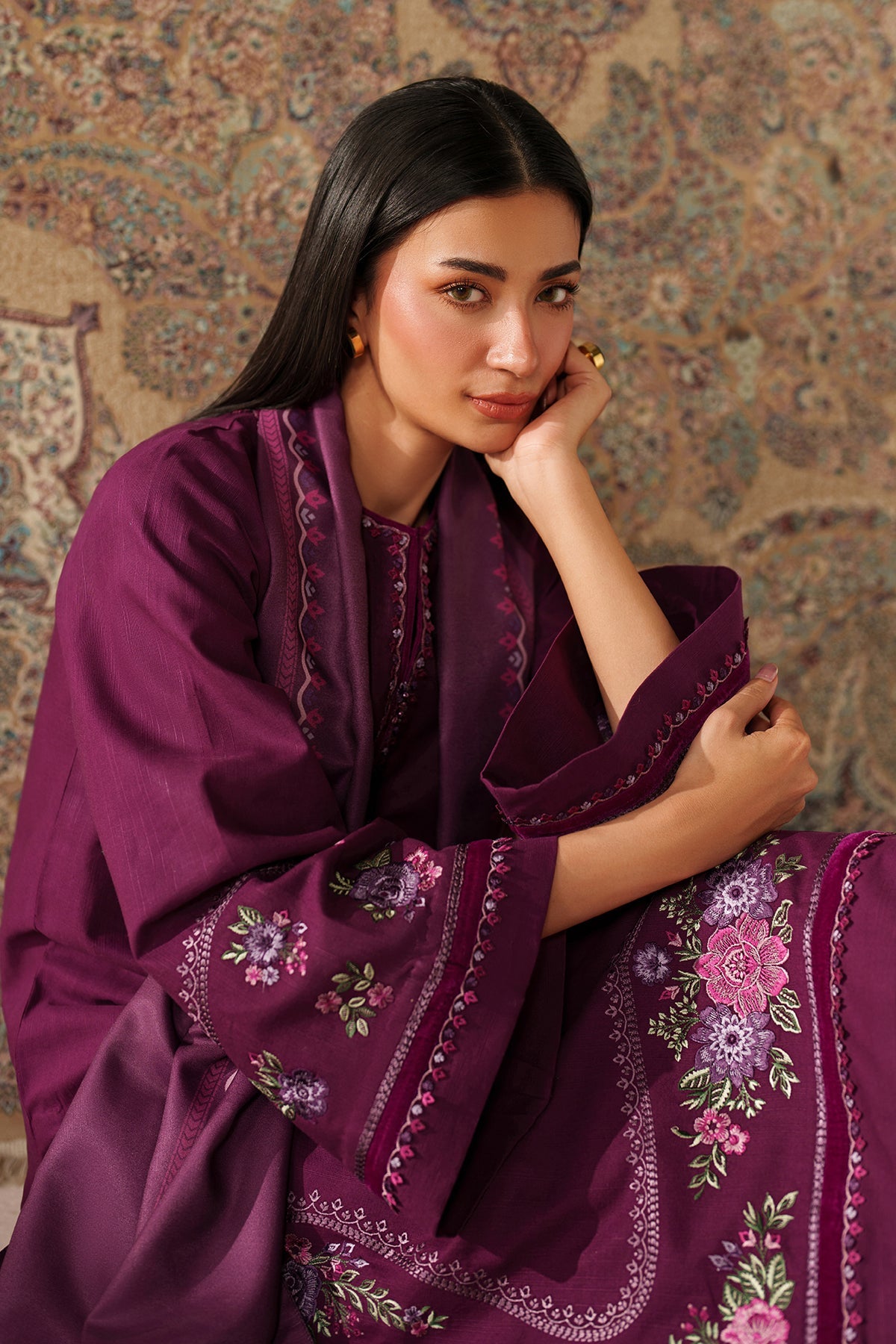 EMBROIDERED KHADDAR PR-1233