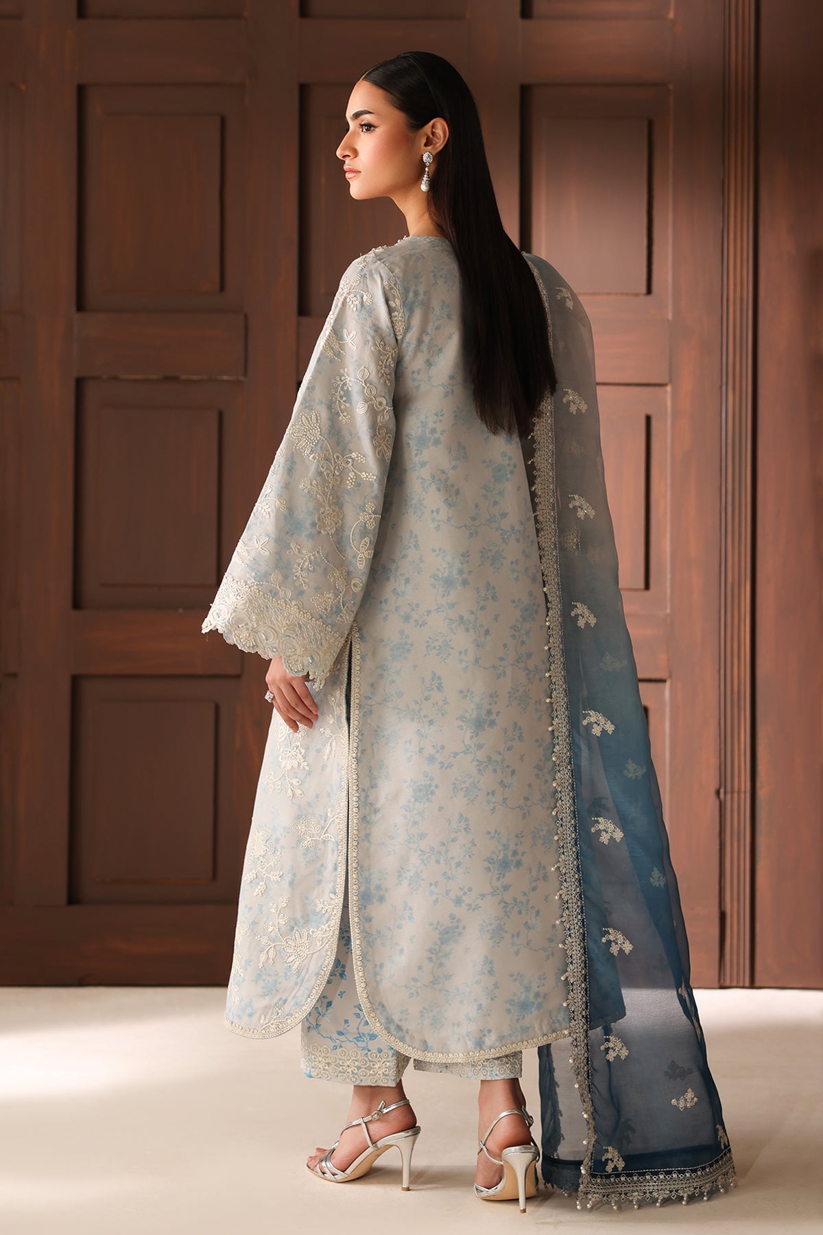 EMBROIDERED COTTON NET UF-4485