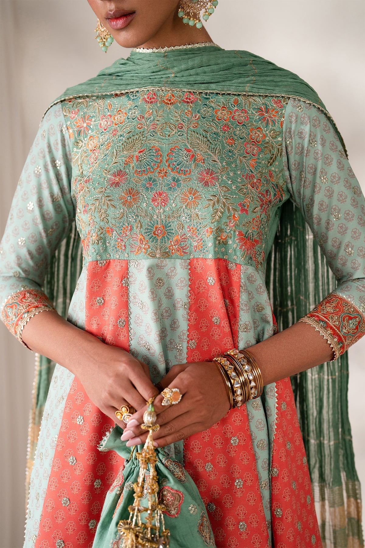 EMBROIDERED SILK SF-4141