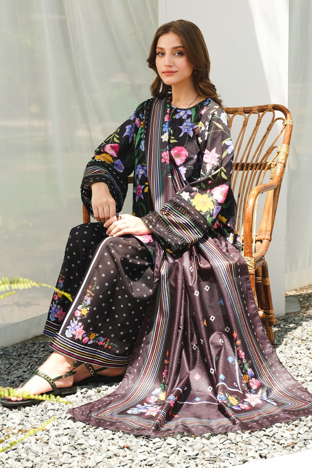 DIGITAL PRINTED LAWN SF-644