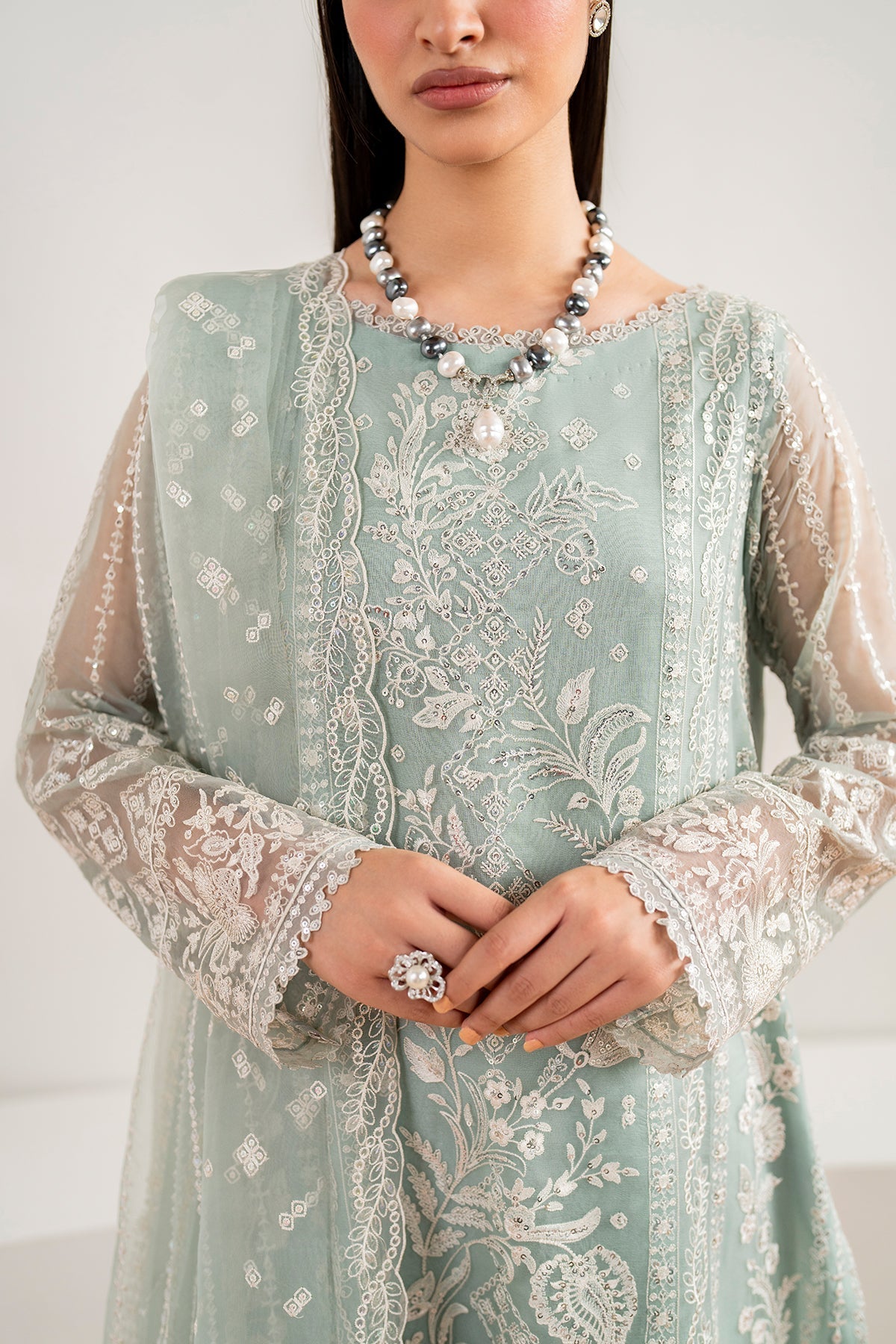 EMBROIDERED CHIFFON UF-680