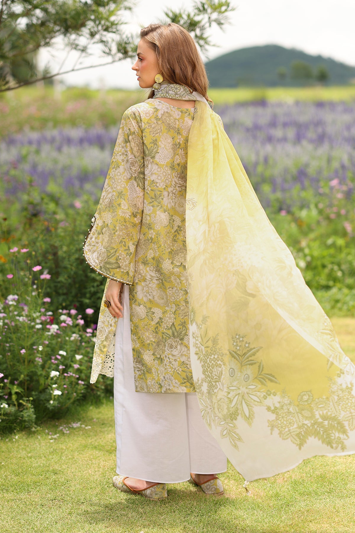 EMBROIDERED PRINTED LAWN SF-4229