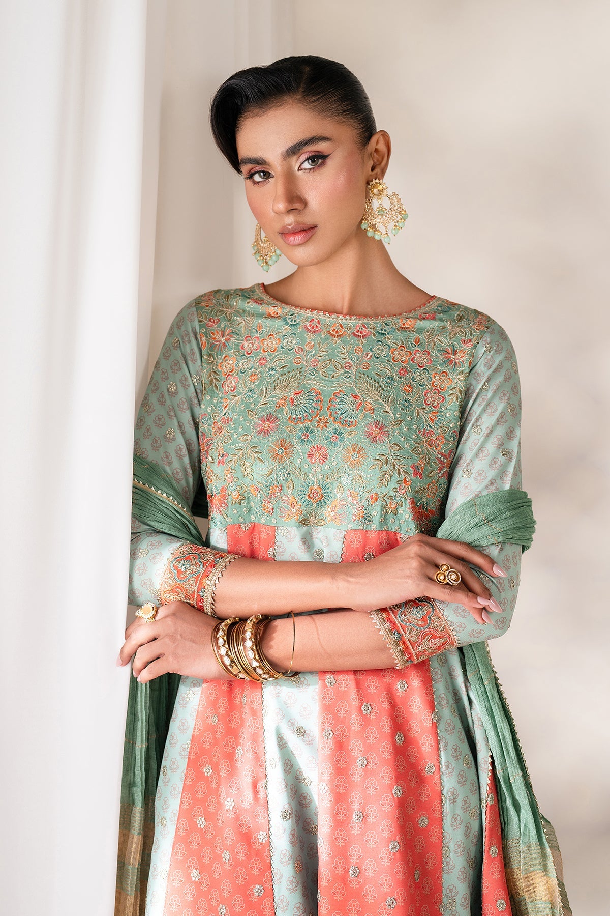 EMBROIDERED SILK SF-4141