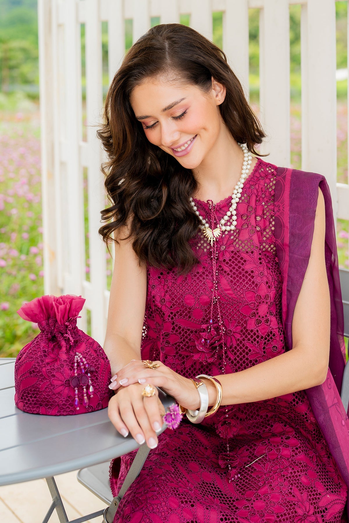 EMBROIDERED LAWN SF-4212