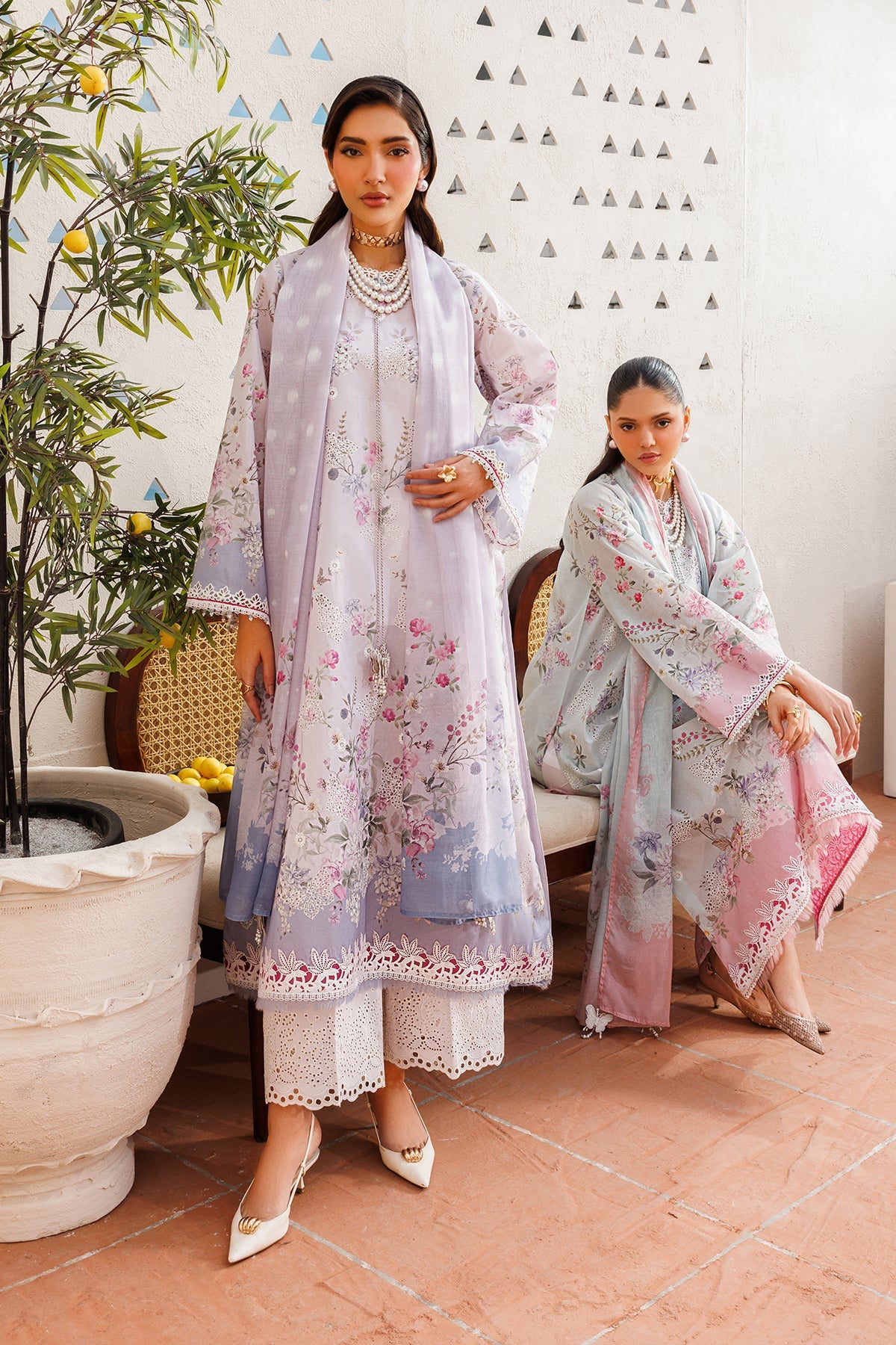 EMBROIDERED LAWN SF-4394