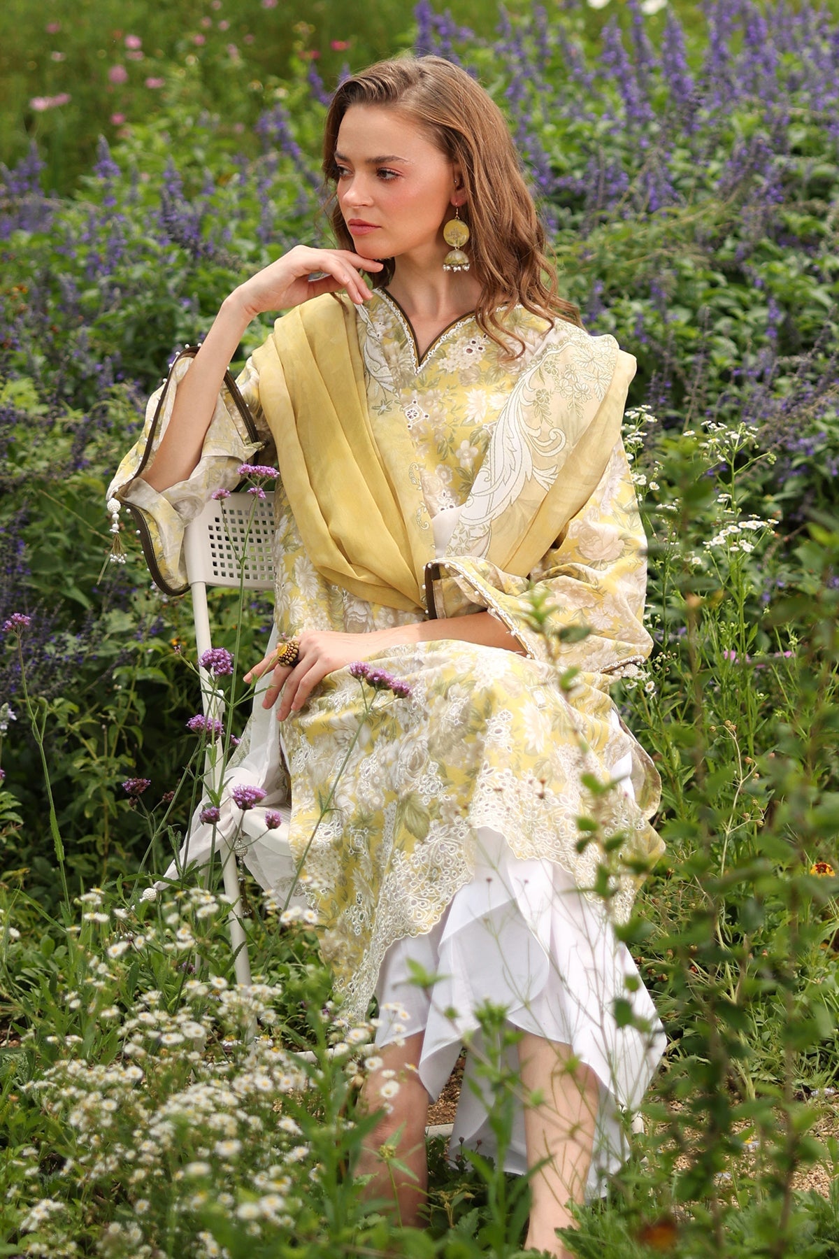 EMBROIDERED PRINTED LAWN SF-4229