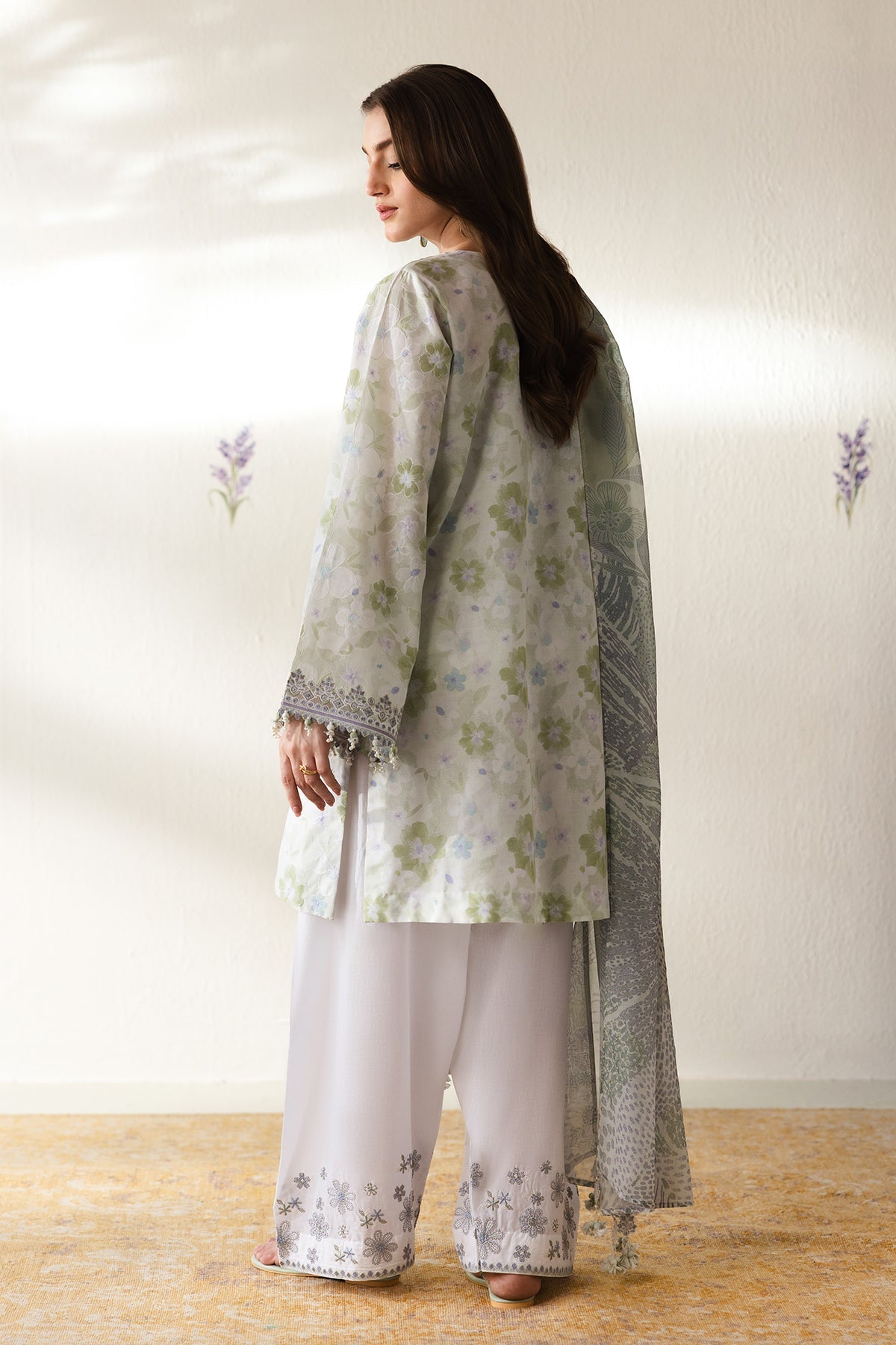 EMBROIDERED LAWN SF-4425