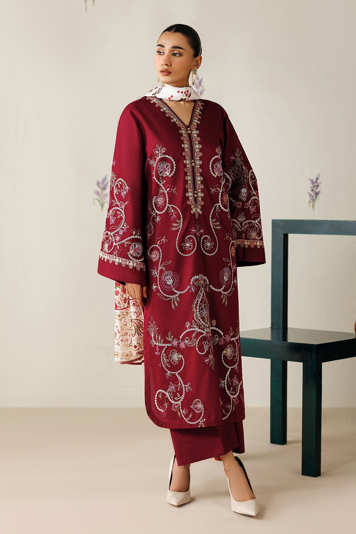 EMBROIDERED JACQUARD PR-1264