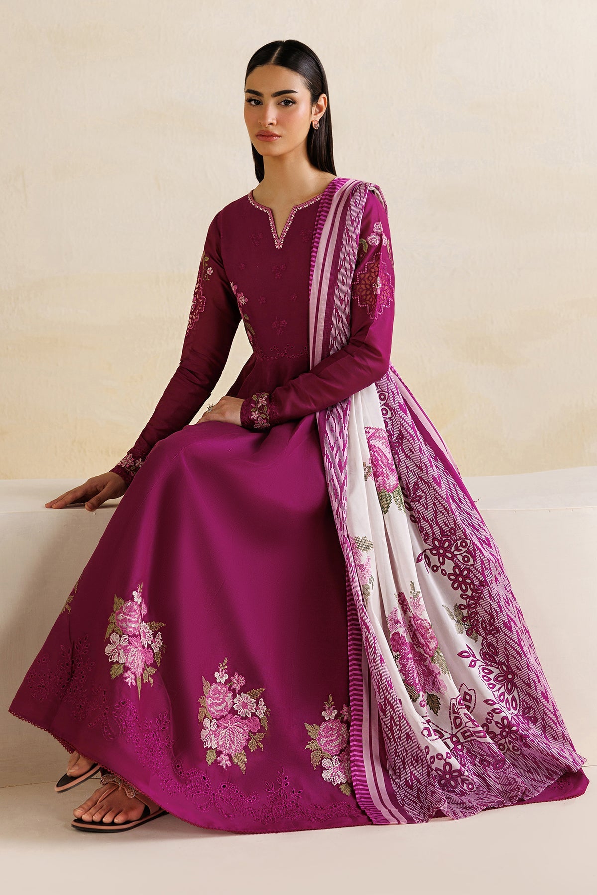 EMBROIDERED LAWN PR-1334
