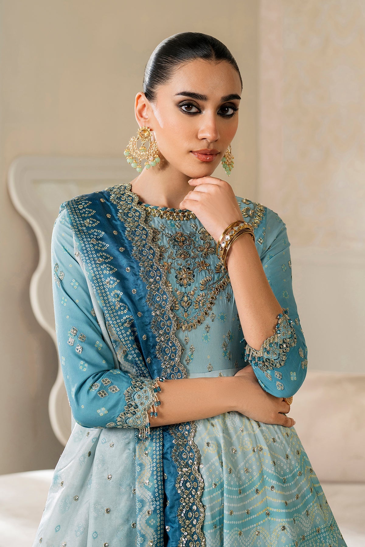 EMBROIDERED SILK SF-4162