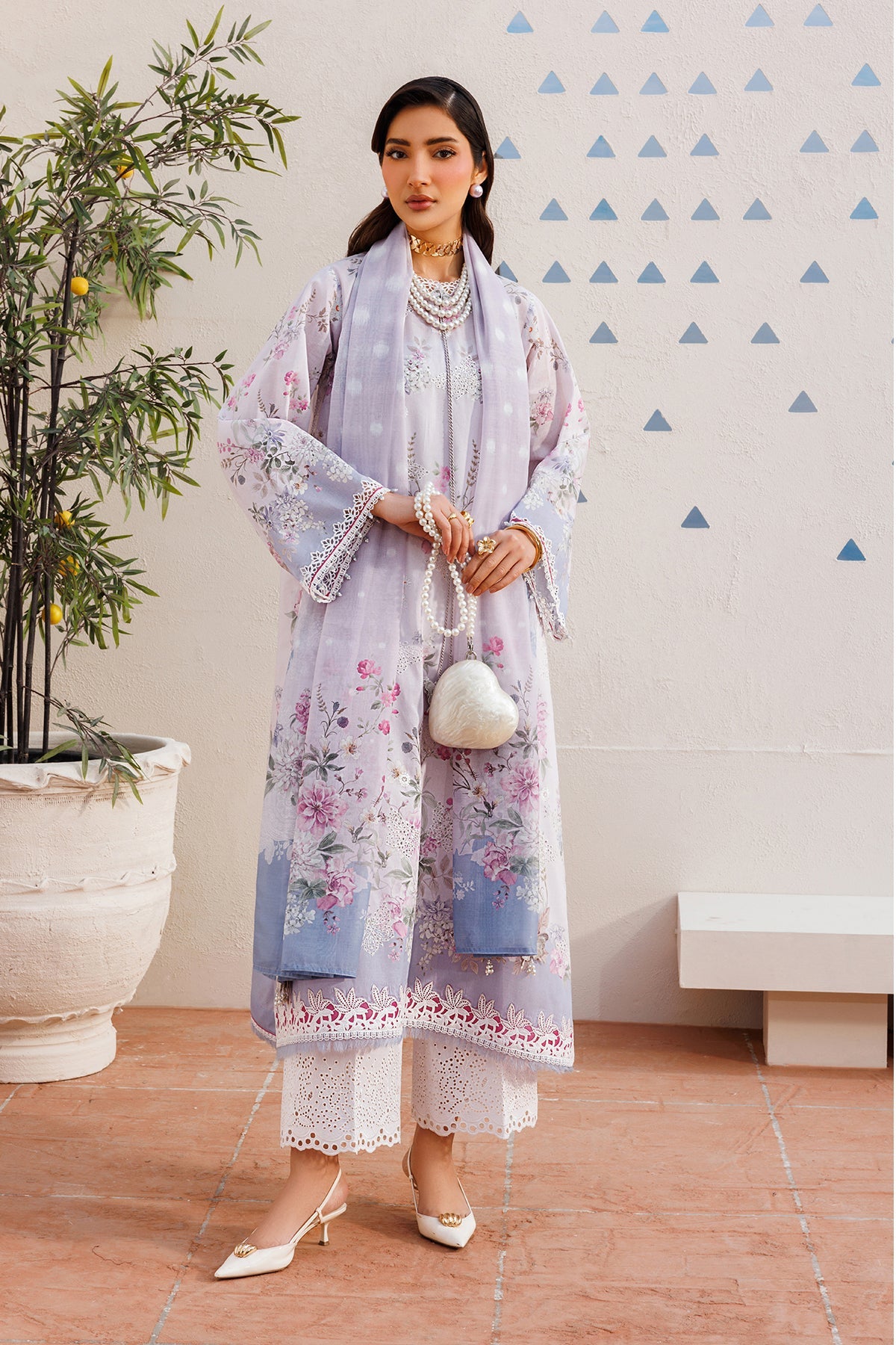 EMBROIDERED LAWN SF-4395