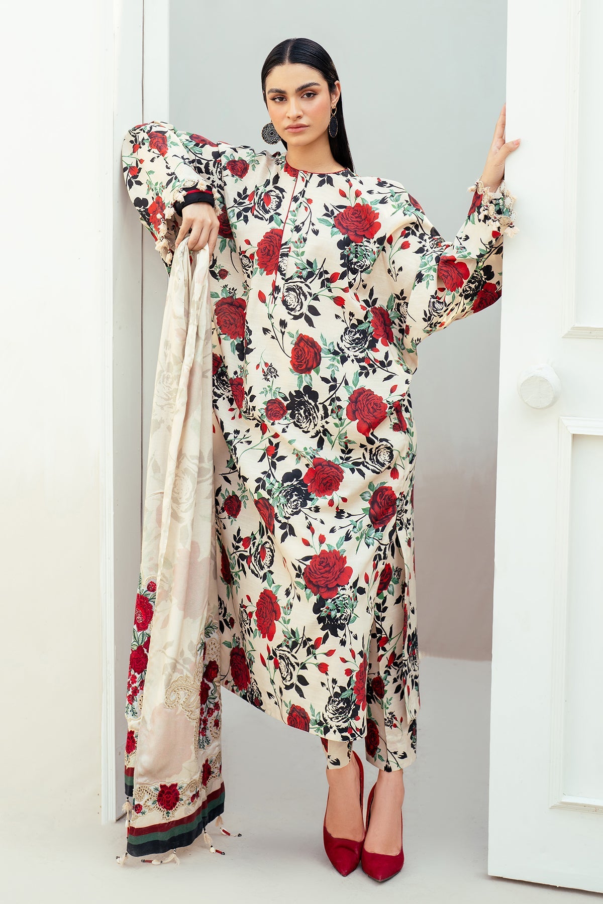 DIGITAL PRINTED KHADDAR SF-4012