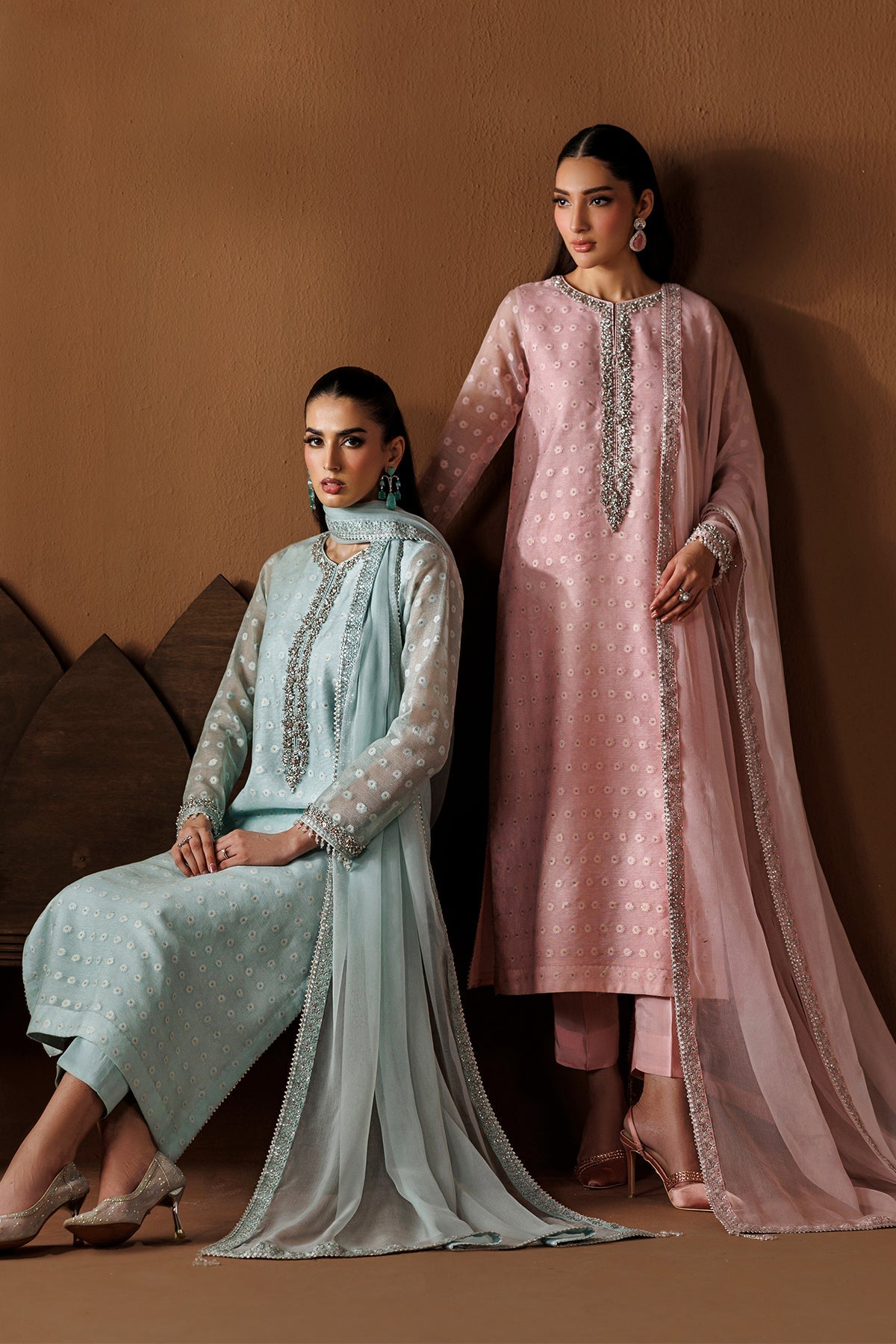 EMBROIDERED COTTON NET PR-1285